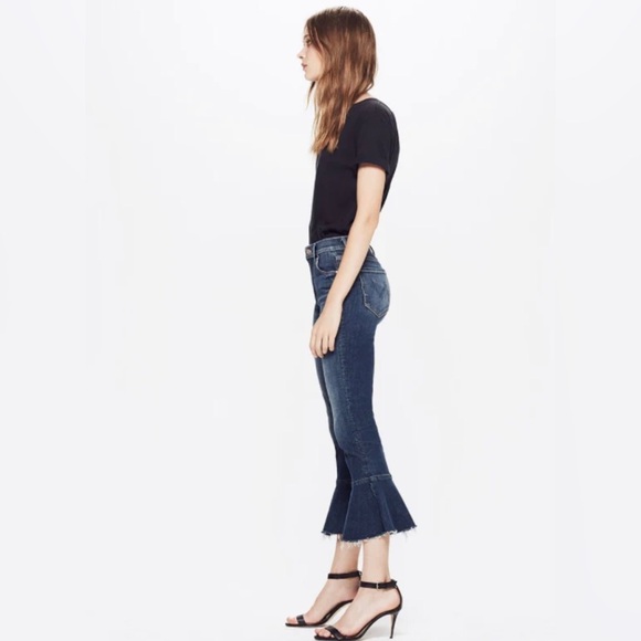 MOTHER The Cha Cha Fray Jeans In Clean Sweep - Picture 8 of 11